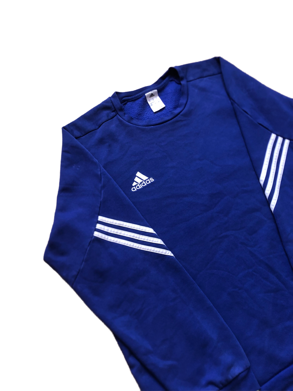 Adidas – Sudadera Azul Vintage – Talla 2XL