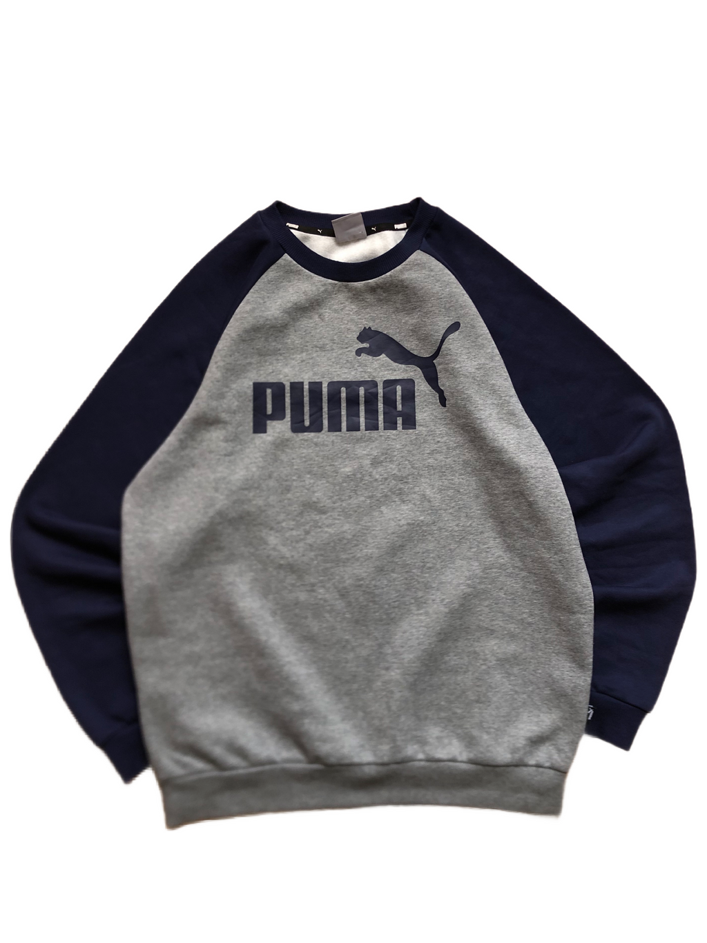 Puma – Sudadera Gris Vintage – Talla M