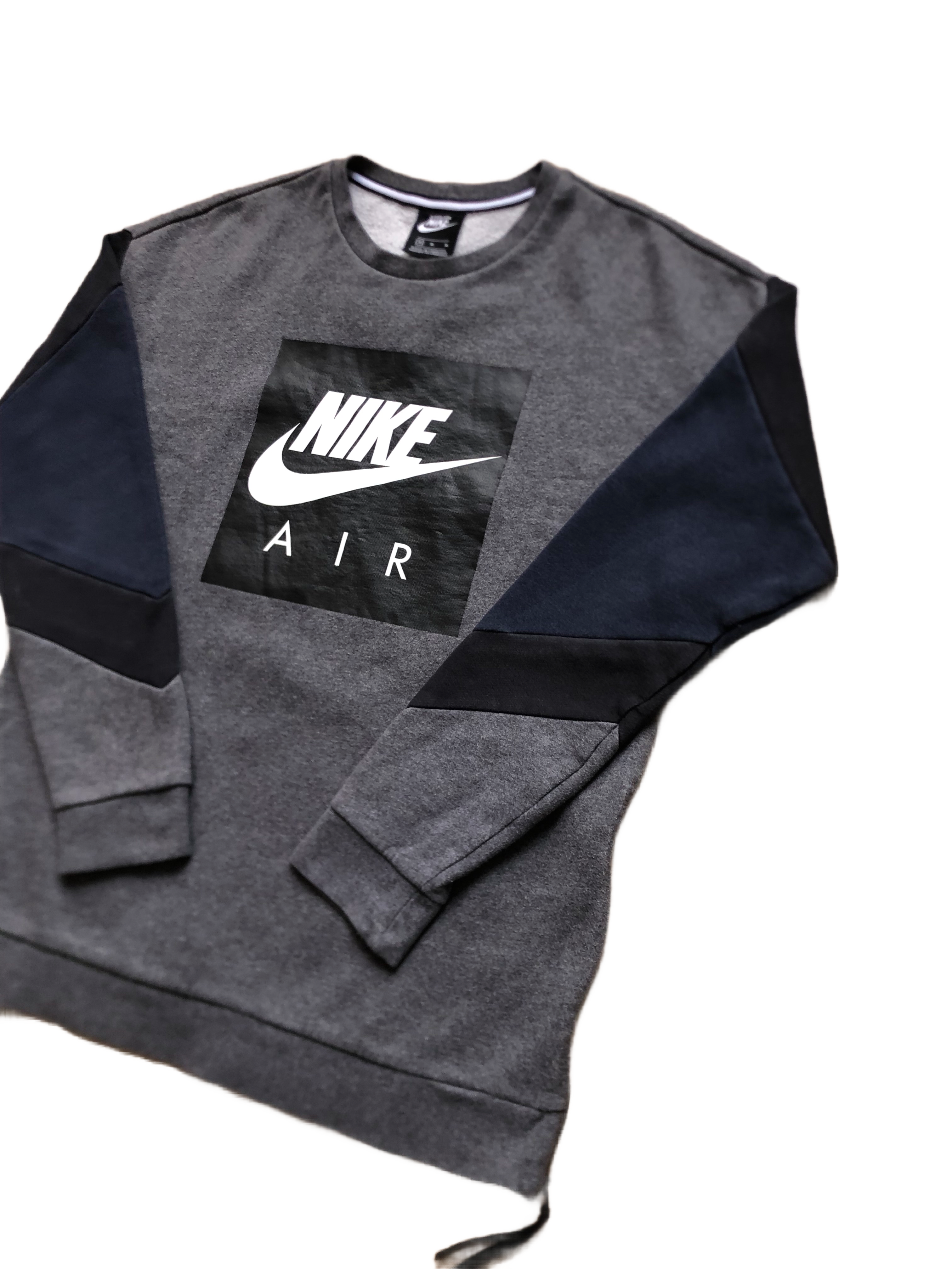 Nike – Sudadera Gris Vintage – Talla M