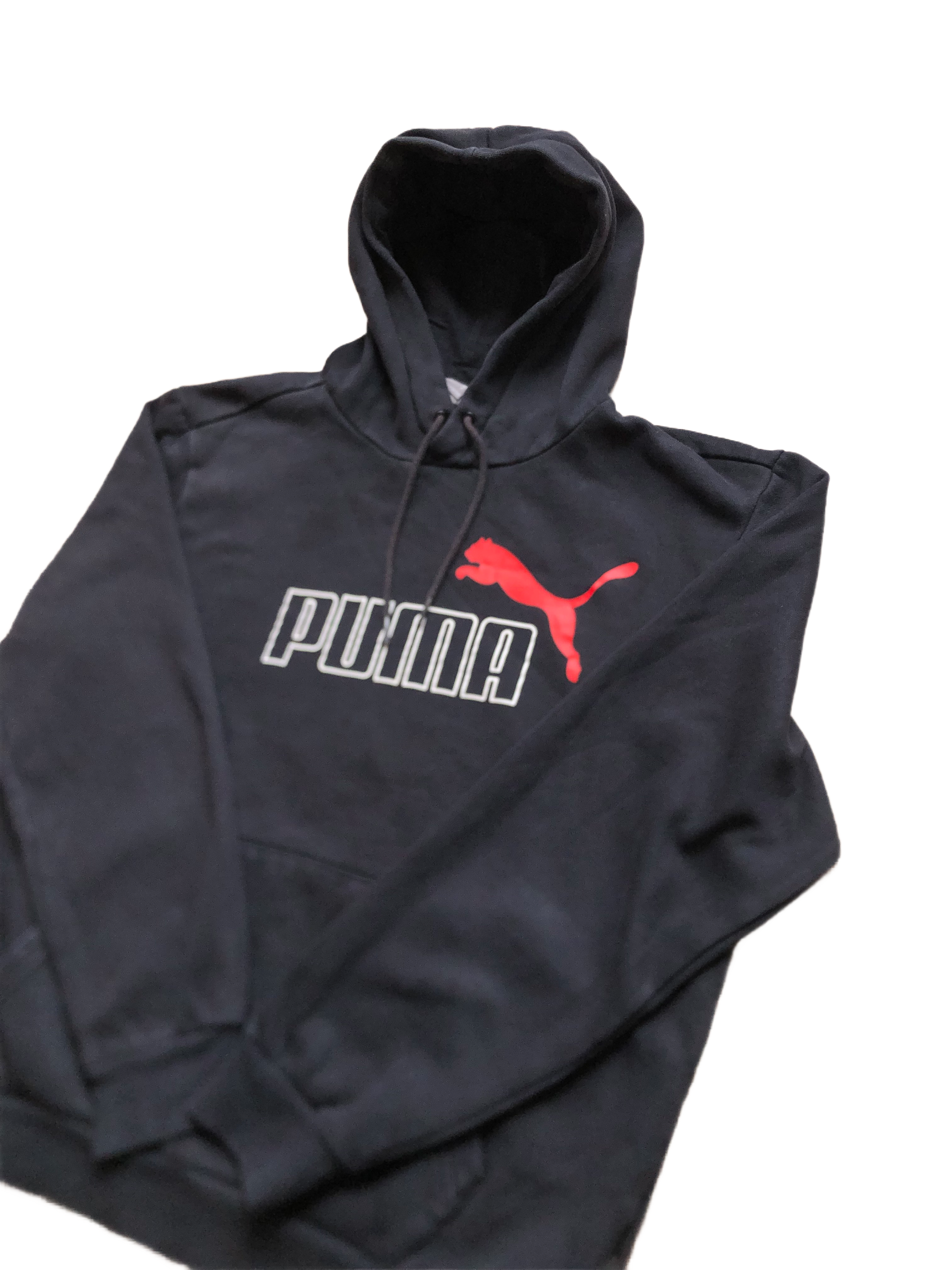 Puma – Sudadera Negra Vintage – Talla M