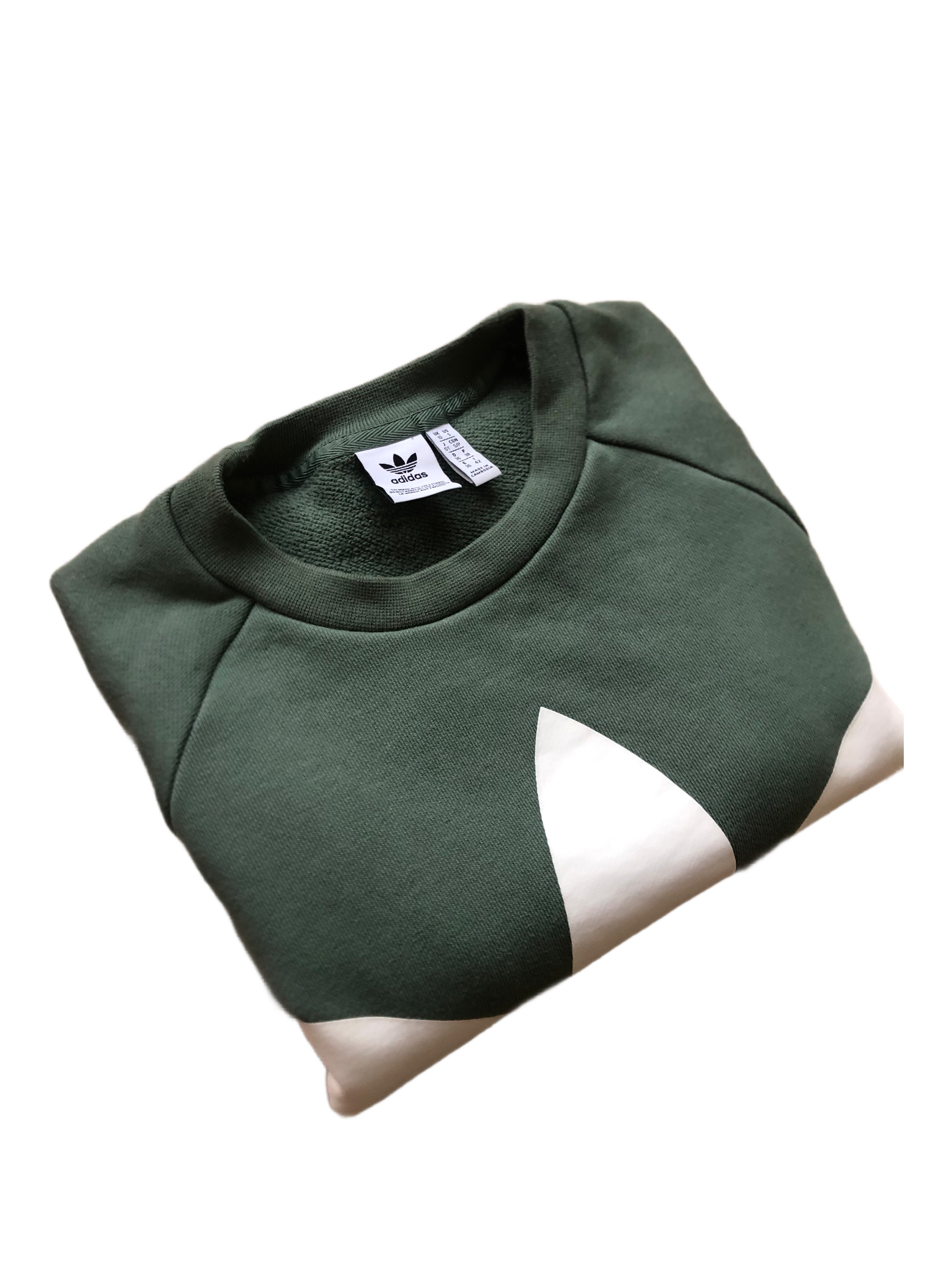 Adidas – Sudadera Verde Vintage – Talla M