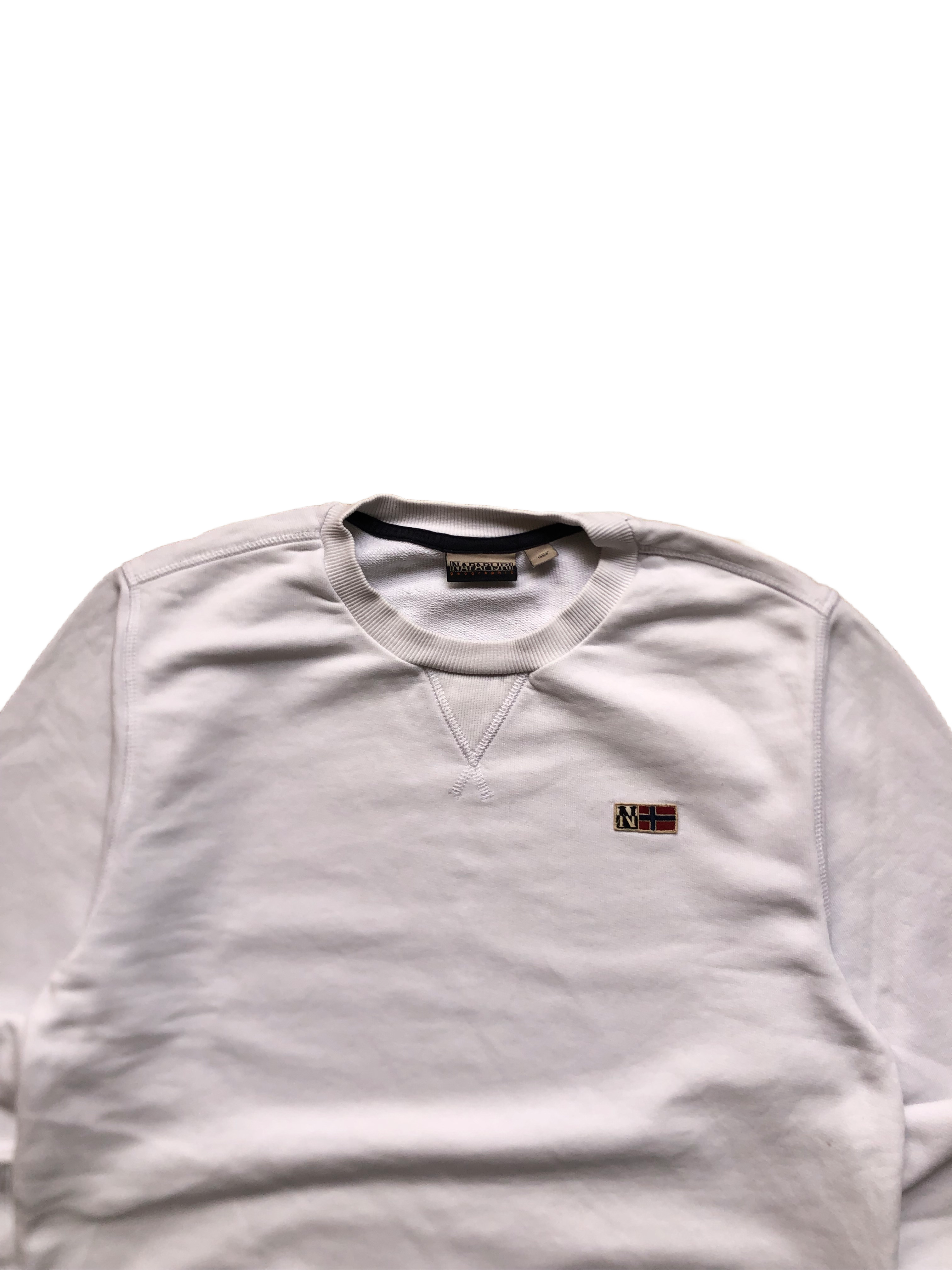 Napapijri – Sudadera Vintage Blanca – Talla S