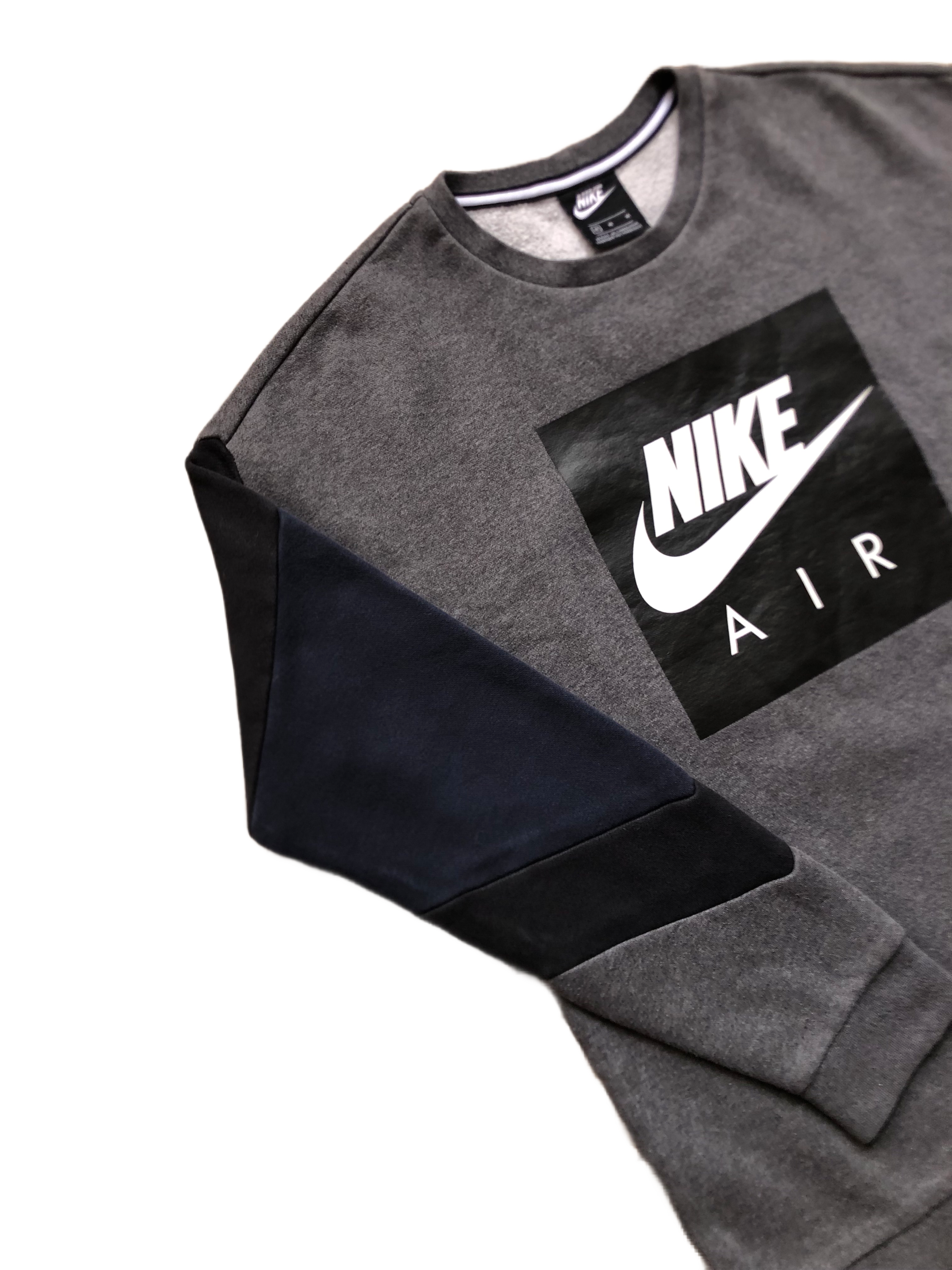 Nike – Sudadera Gris Vintage – Talla M