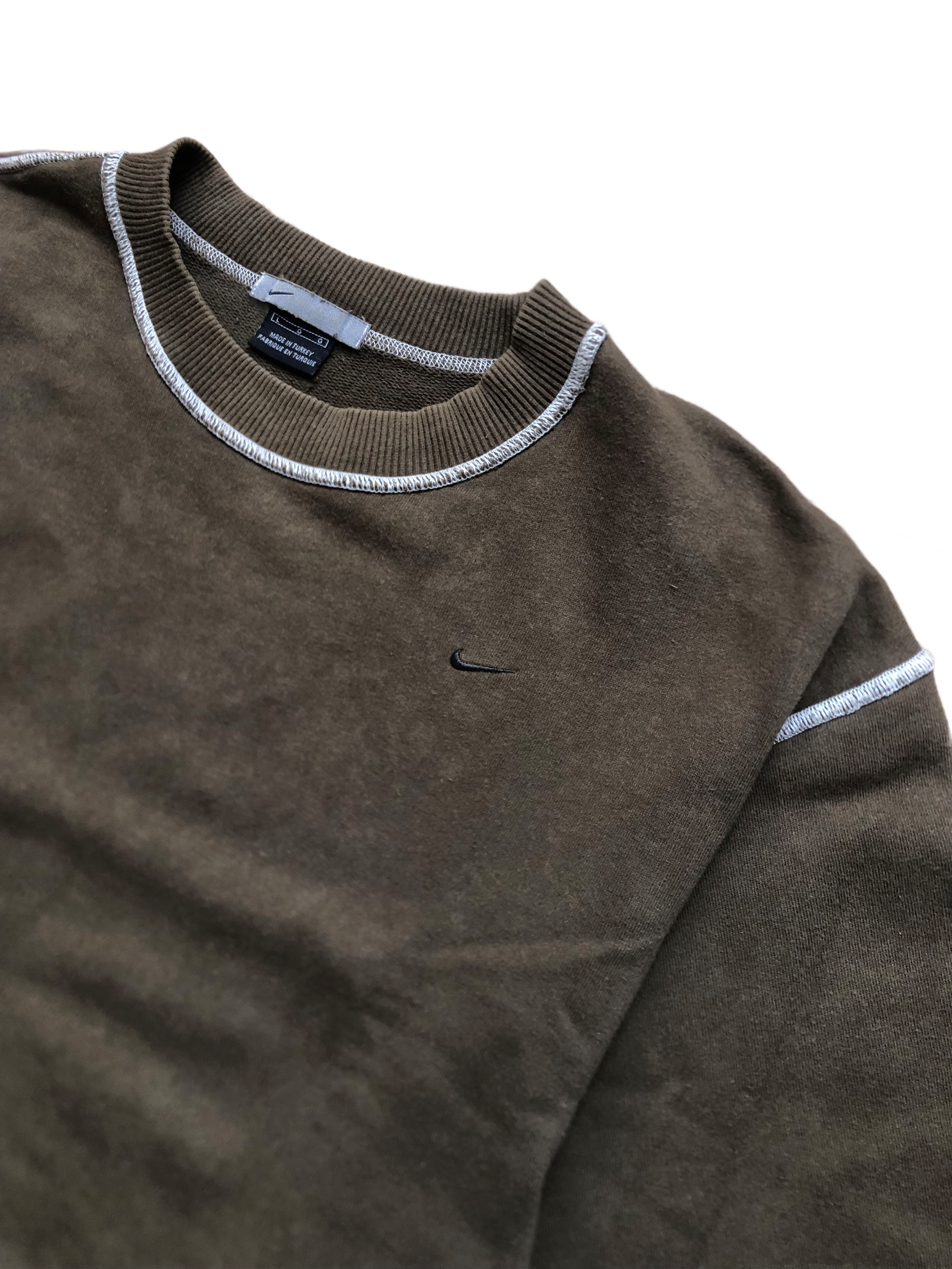 Nike – Sudadera Verde Vintage – Talla L