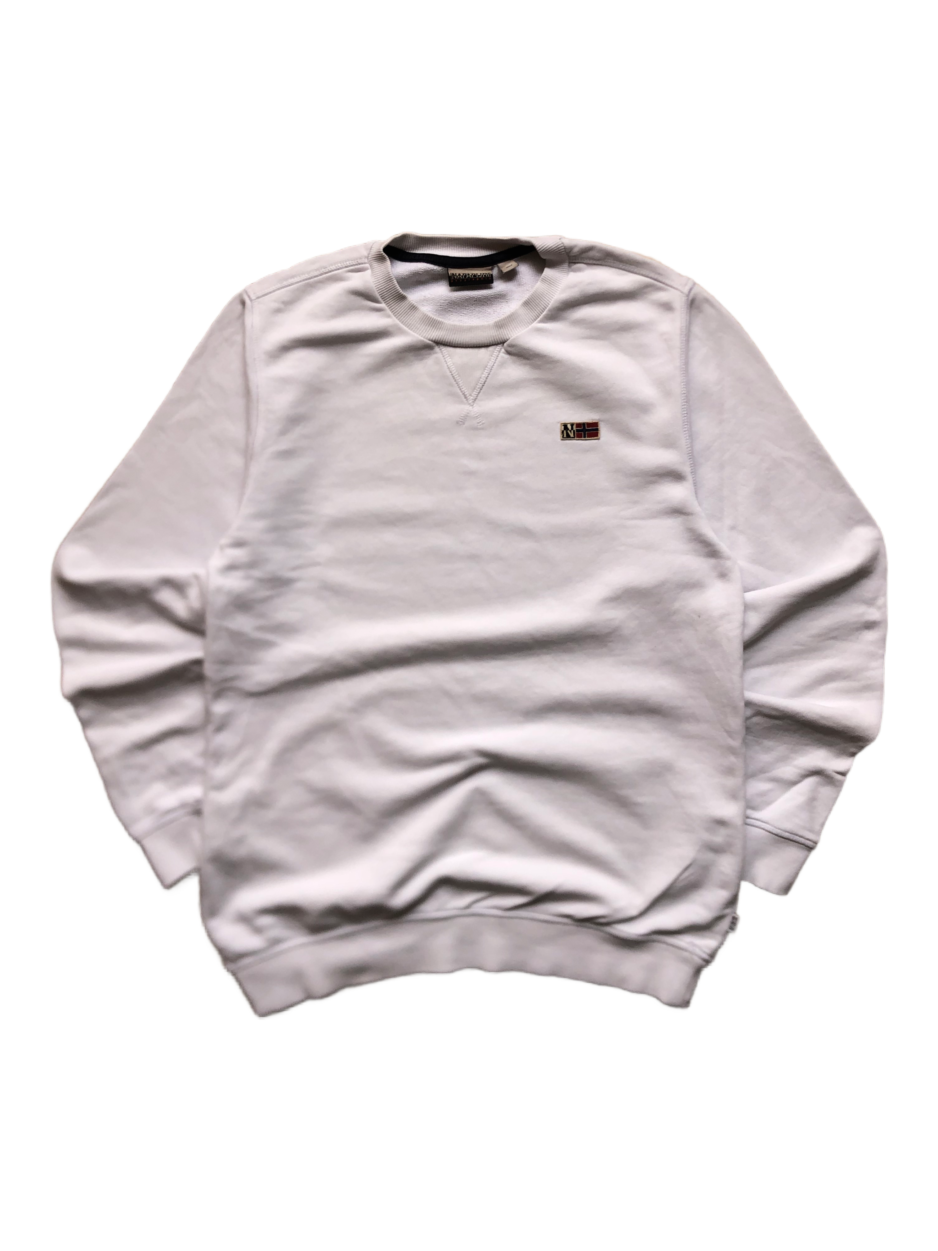 Napapijri – Sudadera Vintage Blanca – Talla S