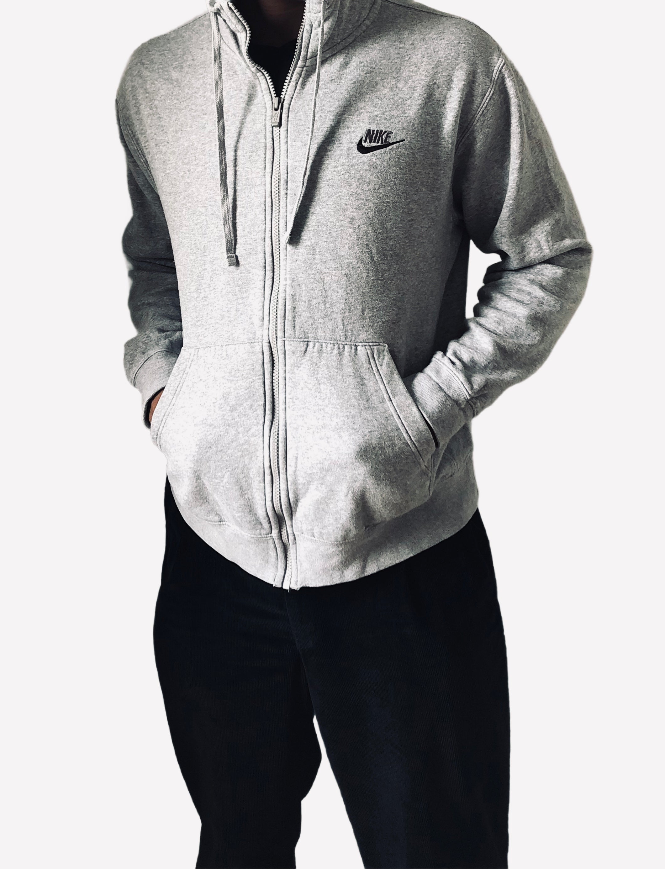 Nike – Sudadera Zip-Up Vintage – Talla M