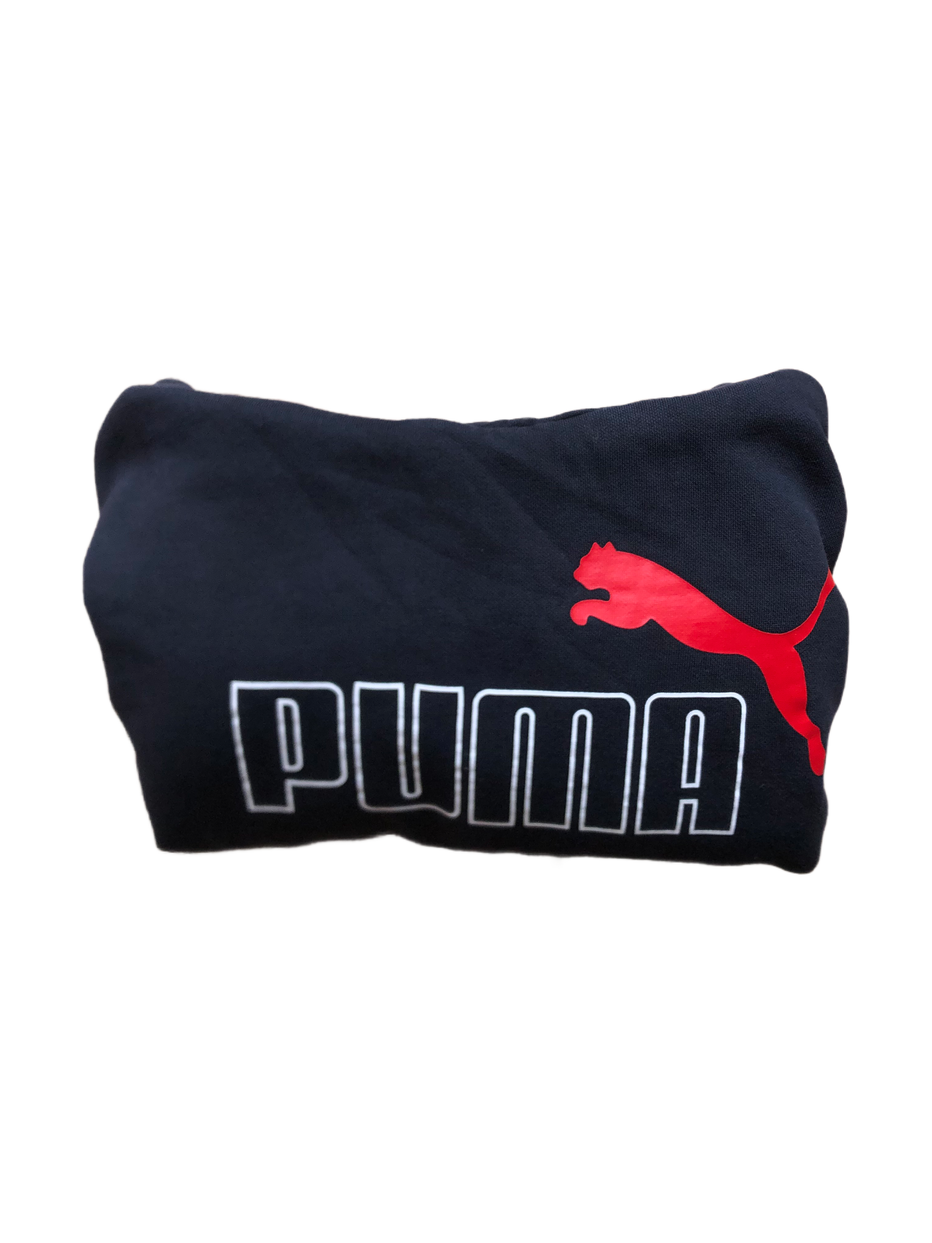 Puma – Sudadera Negra Vintage – Talla M