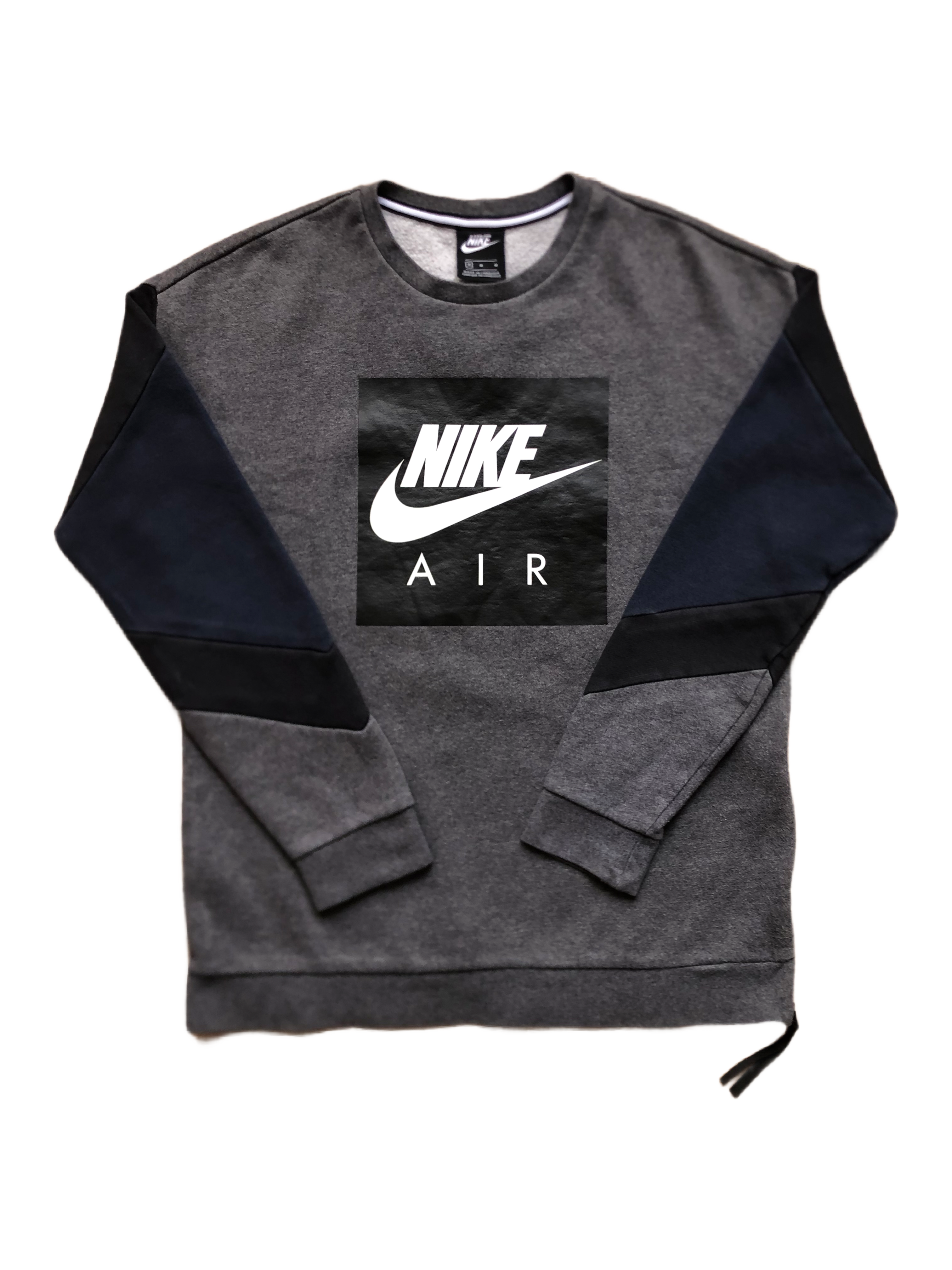 Nike – Sudadera Gris Vintage – Talla M