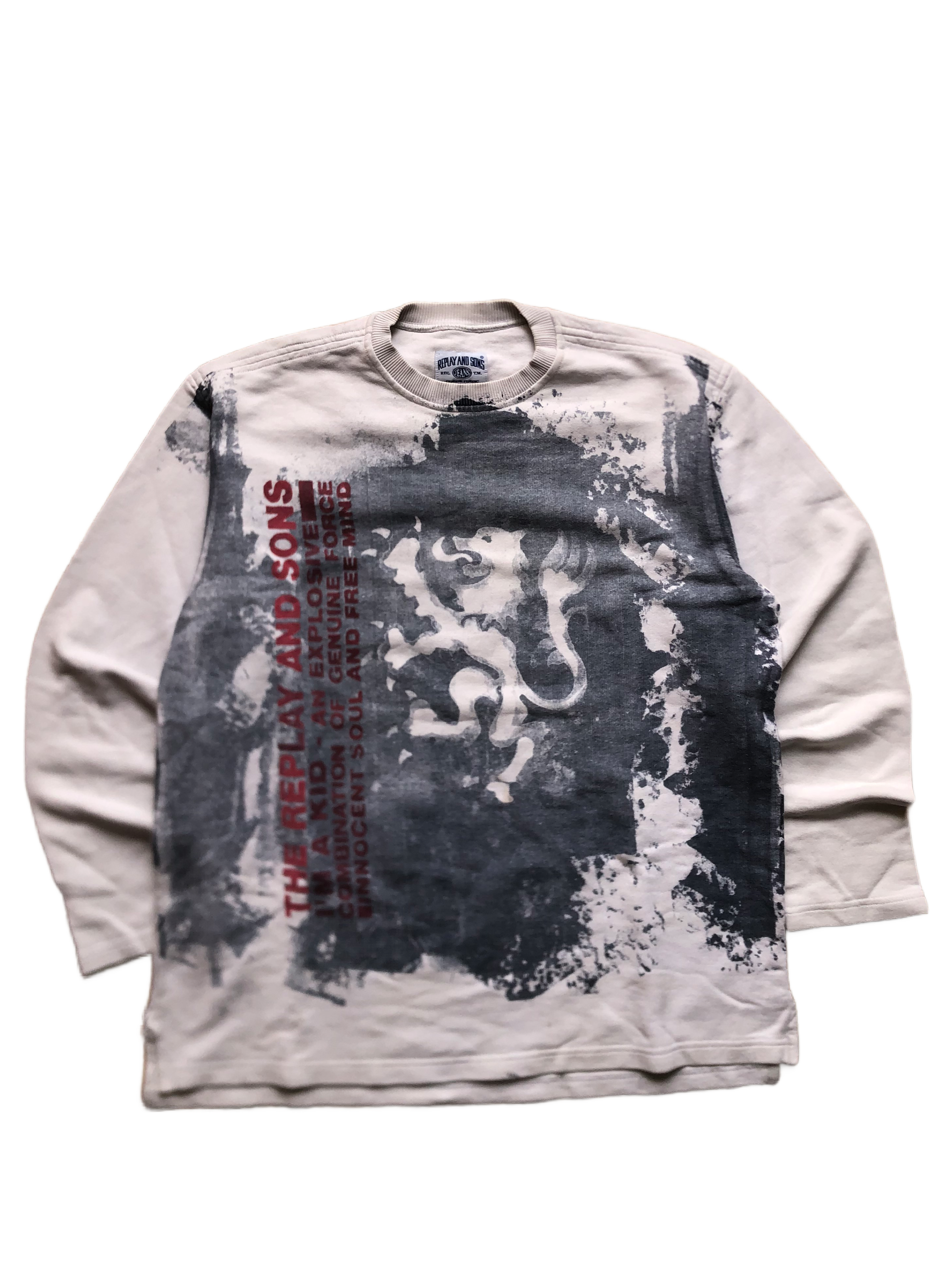 Replay & Sons – Sudadera Vintage – Talla XL