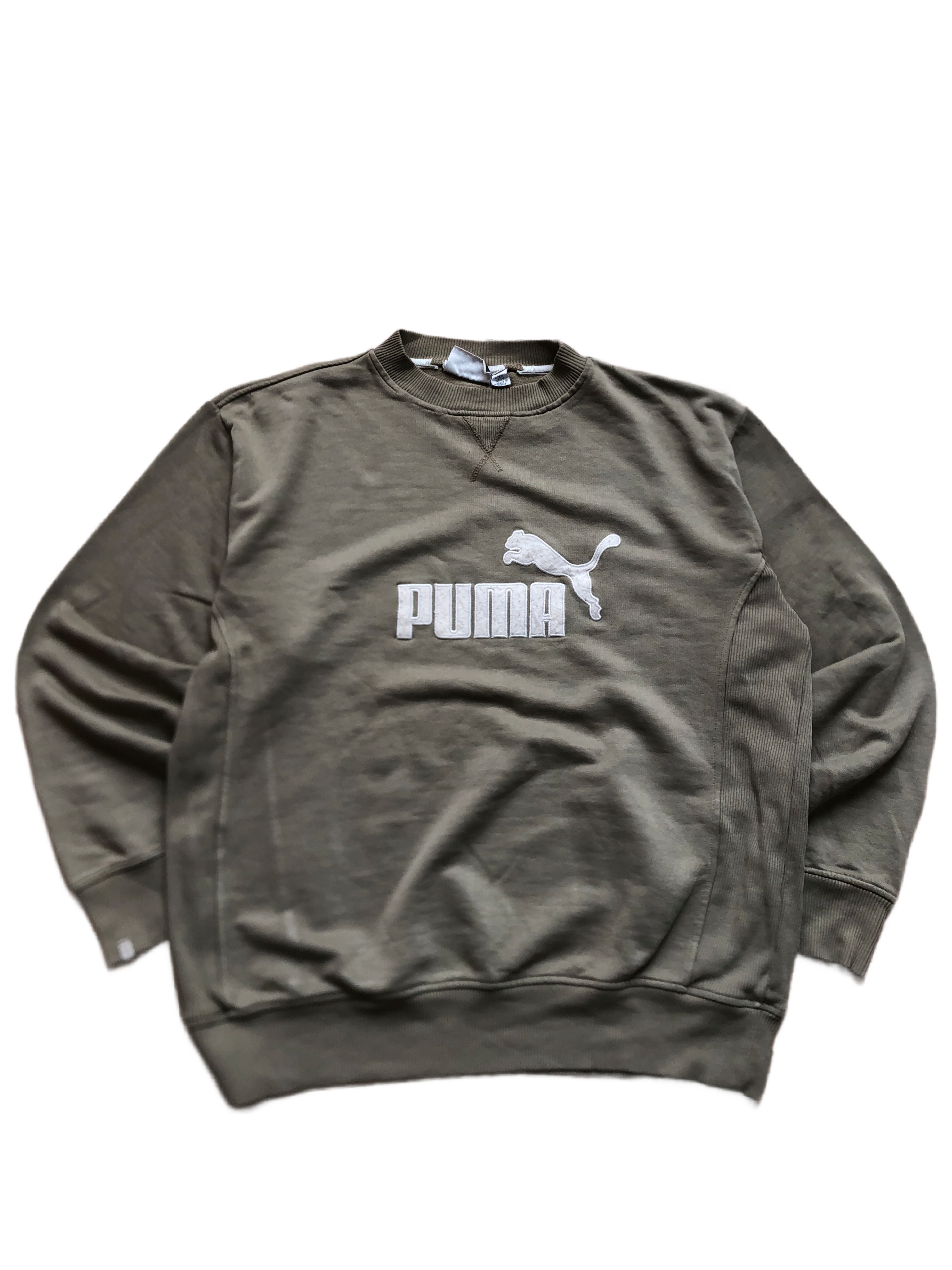 Puma – Sudadera Marrón Vintage – Talla XL