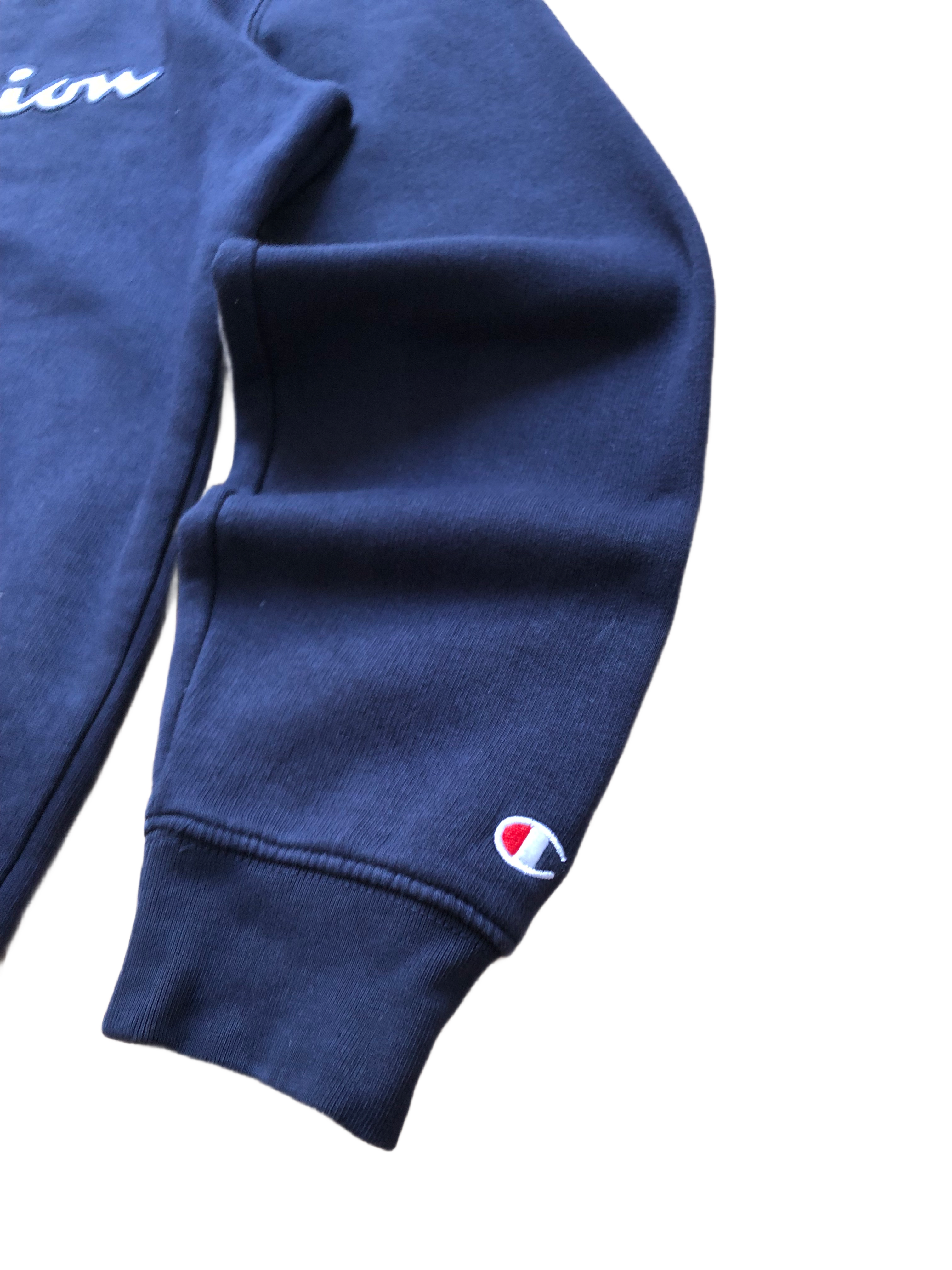 Champion – Sudadera Azul Vintage – Talla S