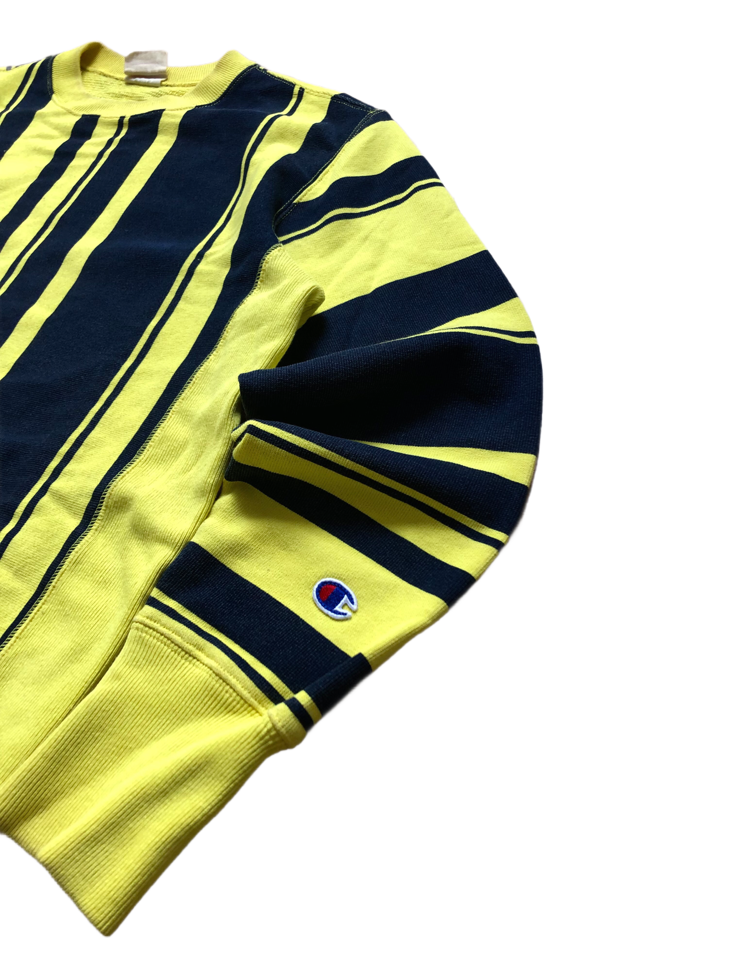 Champion – Sudadera Amarilla Vintage – Talla M