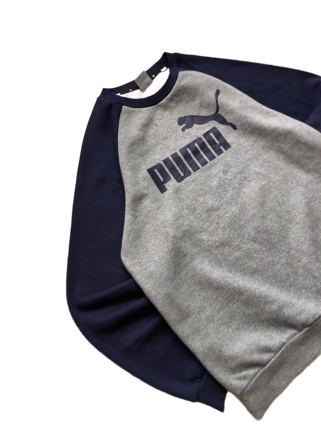 Puma – Sudadera Gris Vintage – Talla M