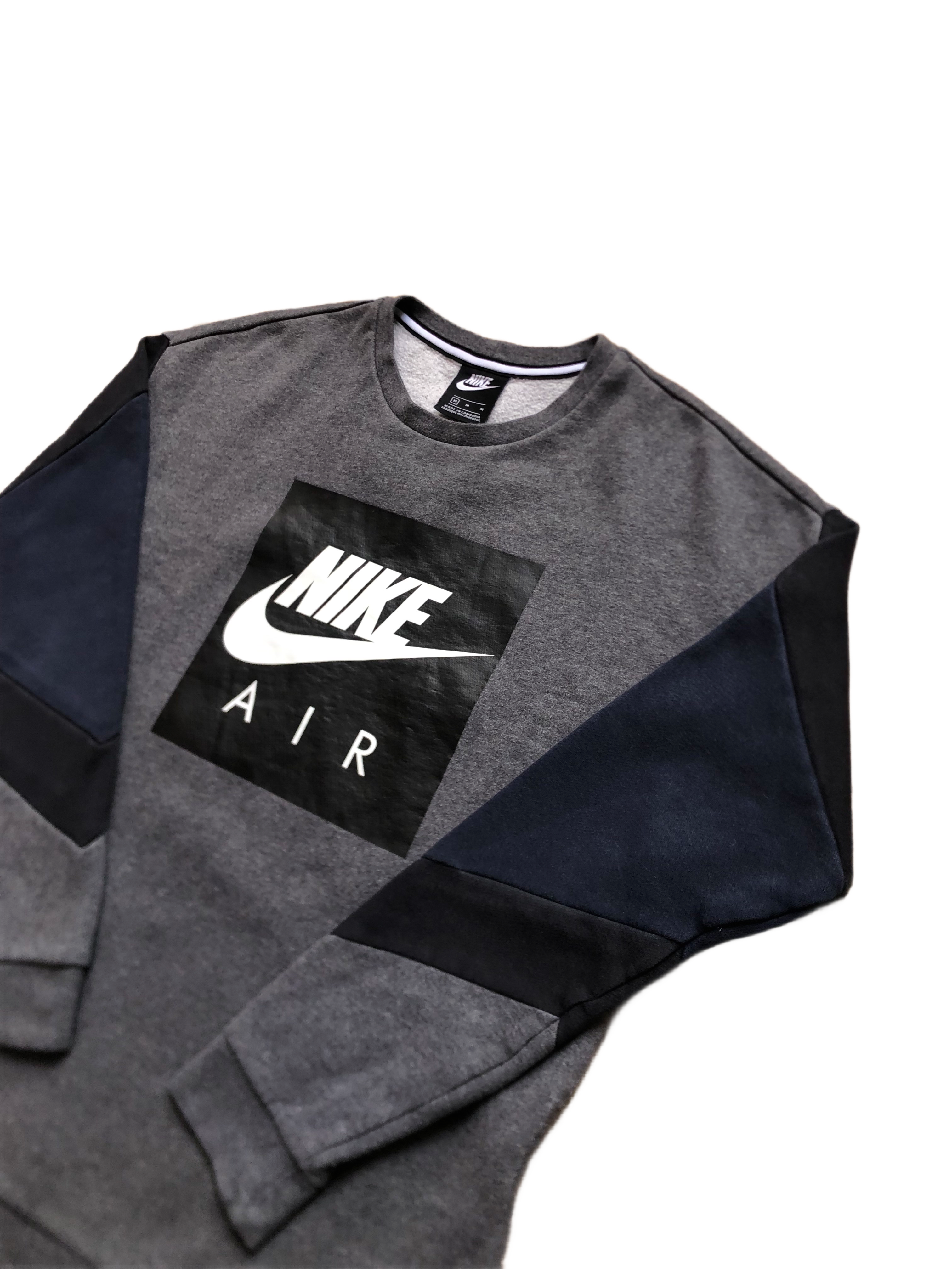 Nike – Sudadera Gris Vintage – Talla M